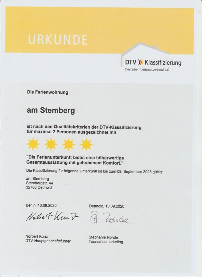 Ferienwohnung Am Stemberg ديتمولد المظهر الخارجي الصورة